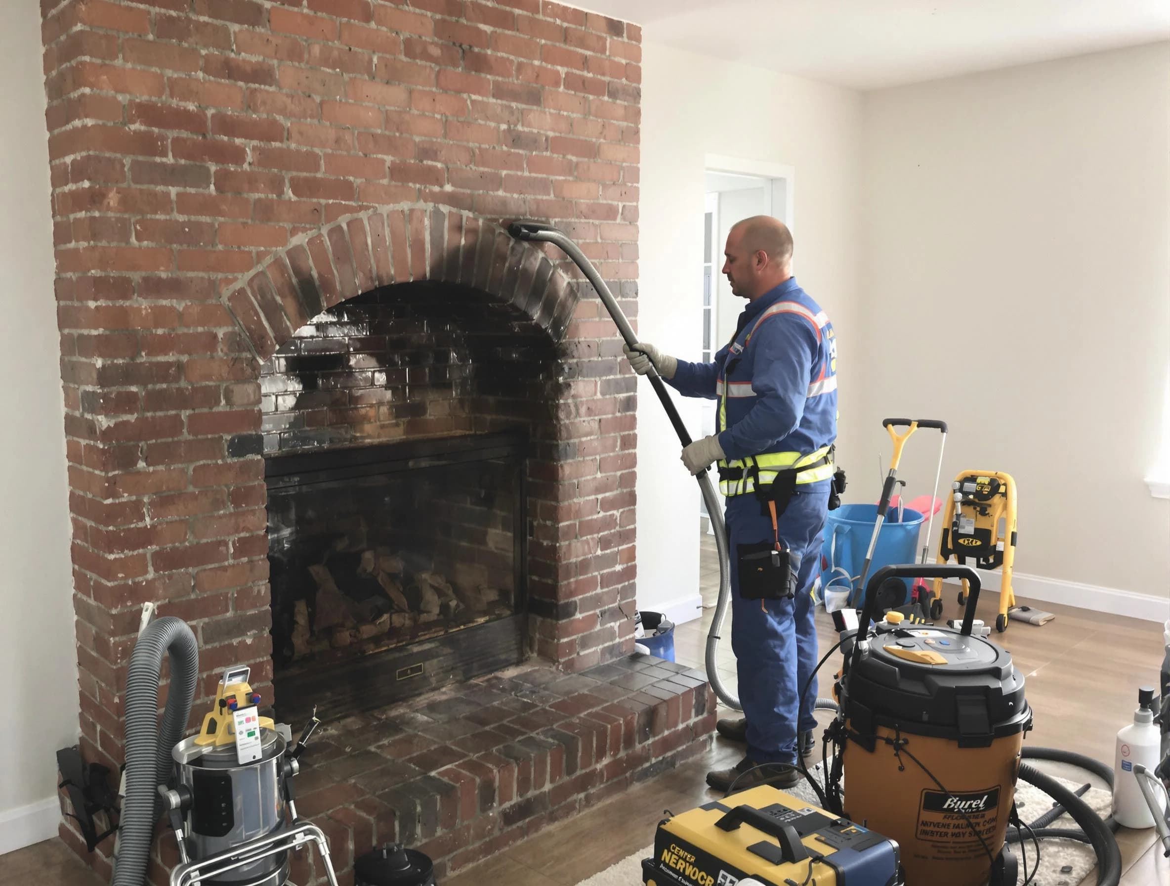 Arlington Chimney Sweep expert performing detailed chimney sweep in Arlington, MA