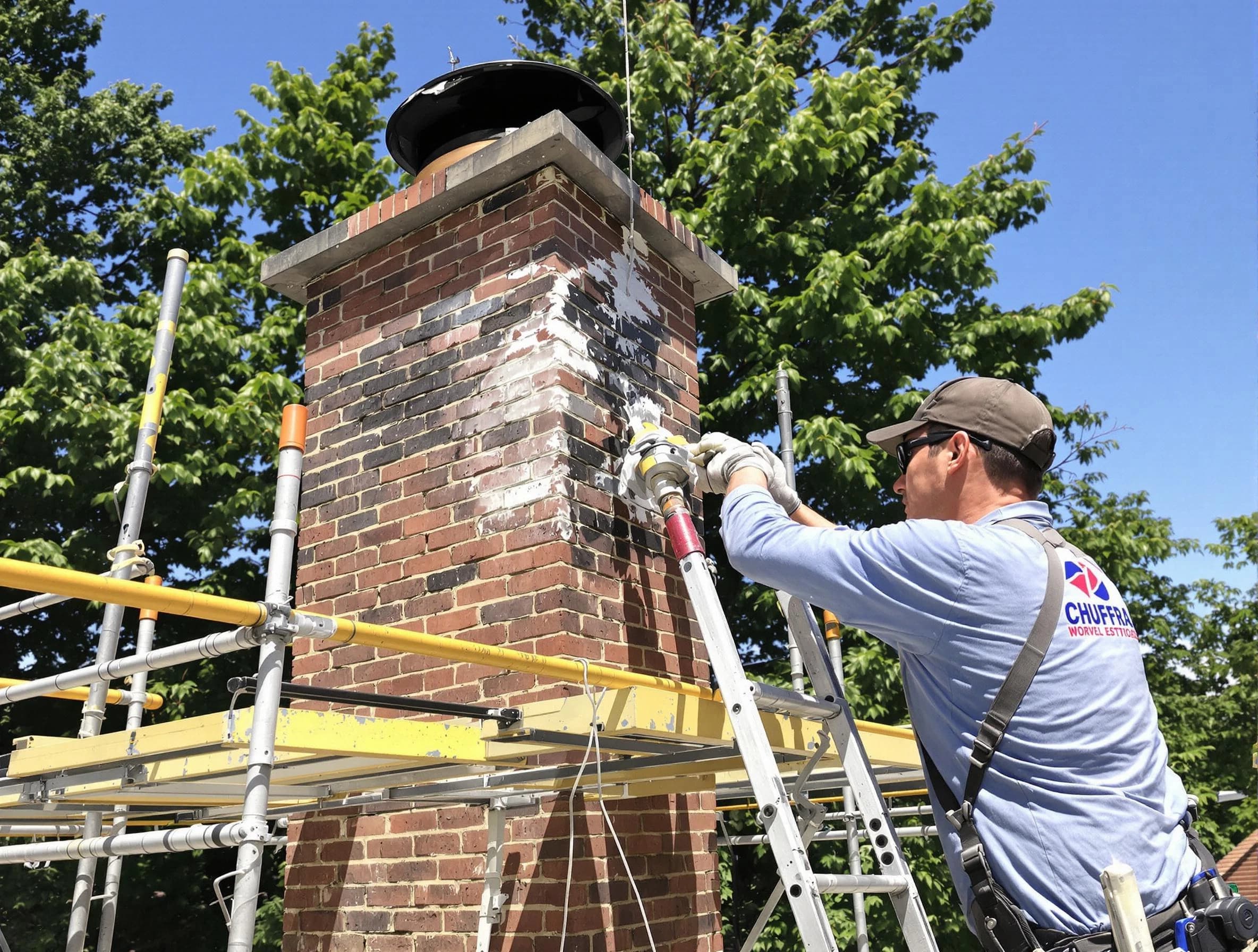 Structural chimney repair by Arlington Chimney Sweep in Arlington, MA