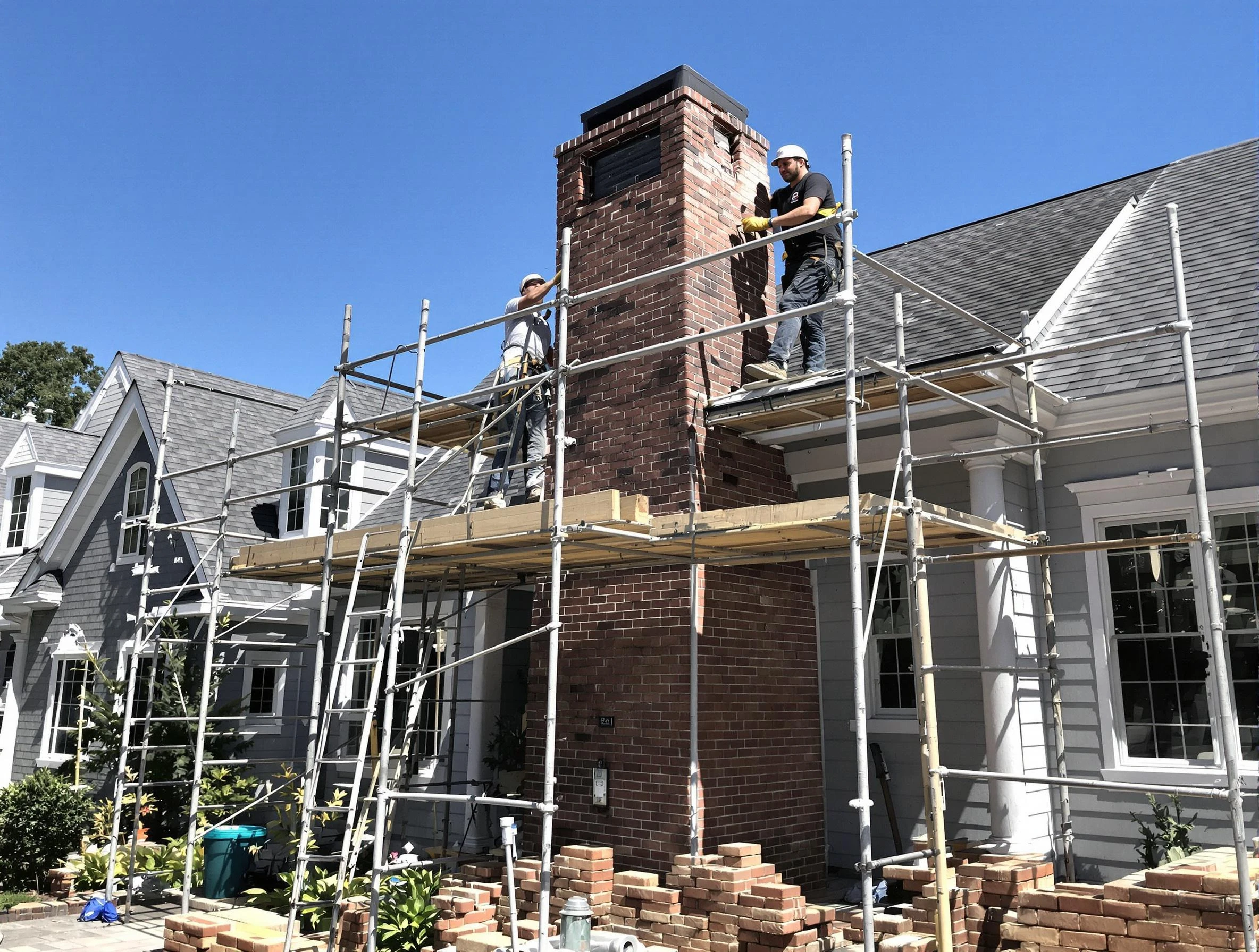 Chimney Rebuilding in Arlington